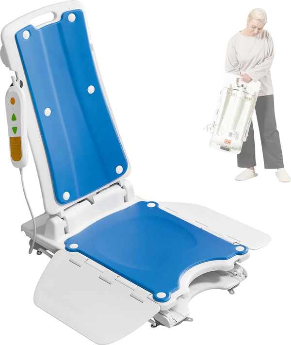 AX07 Lightweight Waterproof Electric Bath Floor Lift Chair