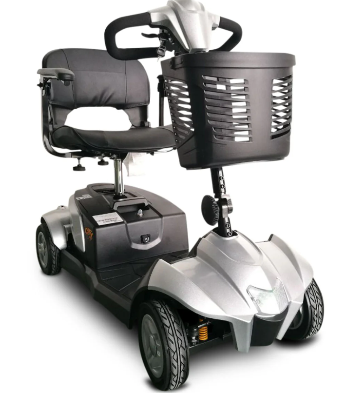 EV Rider CityCruzer 4-Wheel Transportable Mobility Scooter with 12V 20AH SLA Battery Type